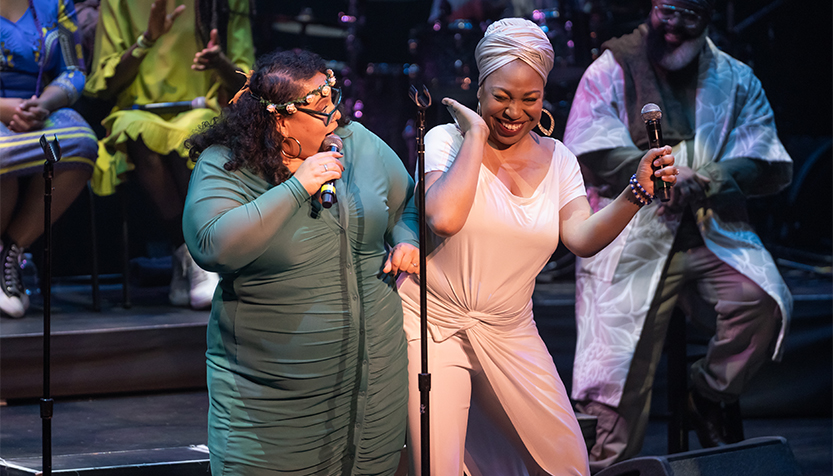 The Sound Of Black Music Singers Performing On Stage