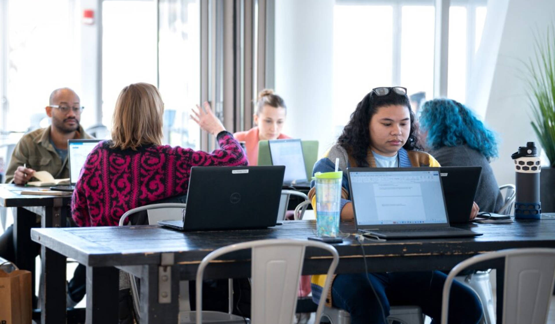 Remote Workers Set Up Shop In The Bernard Family Pavilion