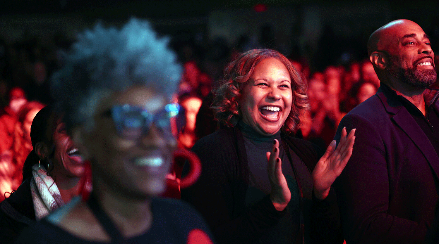 Audience Members Applauding