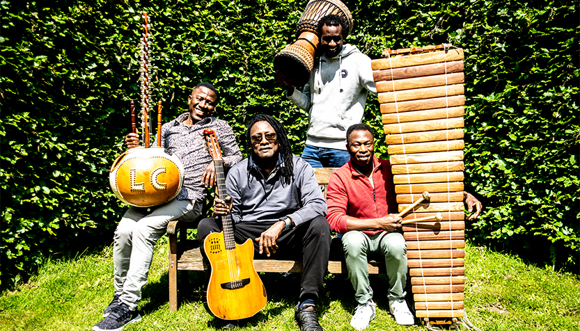 Habib Koité, Aly Keïta, Lamine Cissokho With Their Instruments