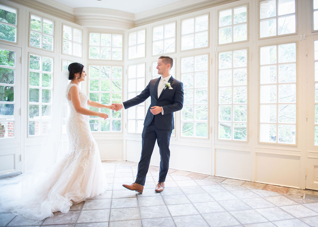 Sun Porch wedding portraits